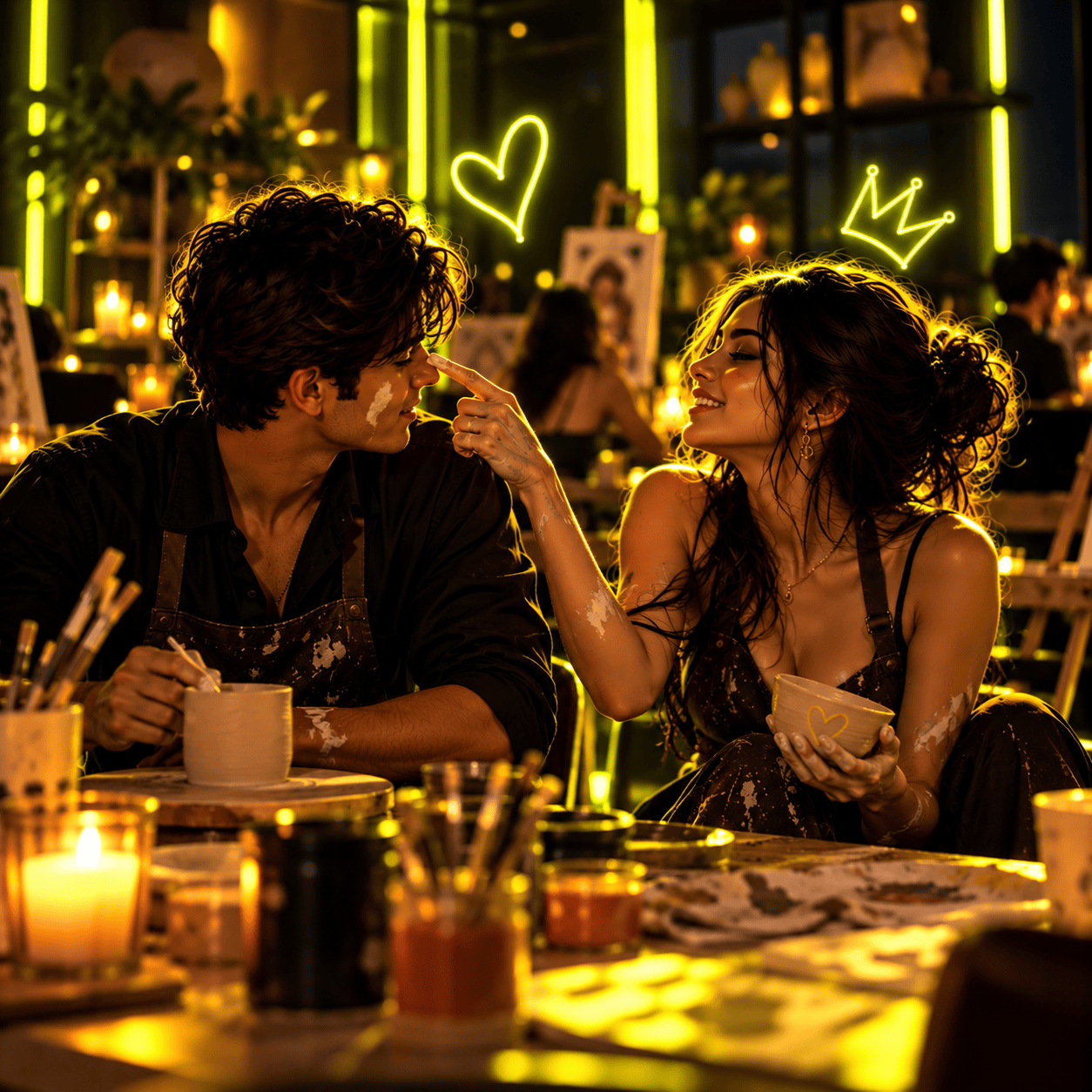 Pottery Date Romance With Stranger Girl