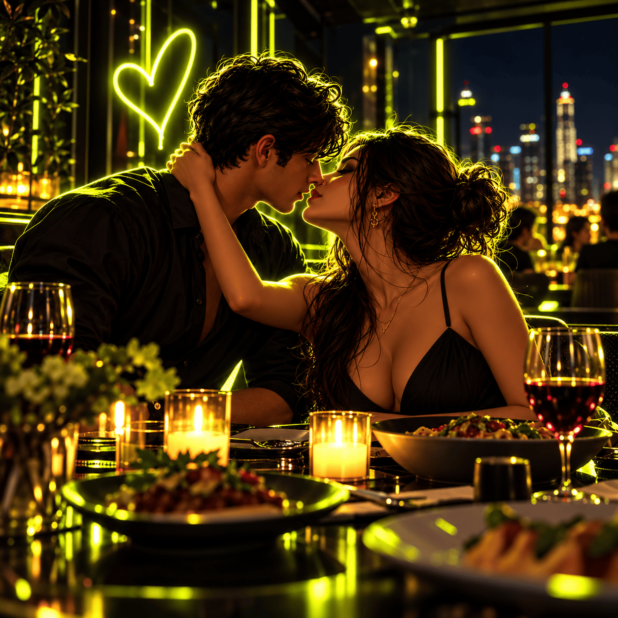 Romantic Dinner Date with Girl in Delhi
